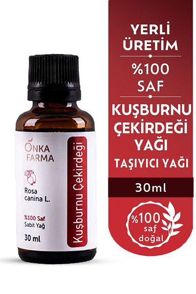 OnkaFarma Onka Farma - 100% Pure Rosehip Oil, 30 ml Cold Pressed Core