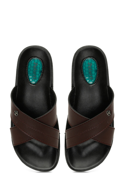 Polaris 607014.Z4PR Bordo Kadın Terlik