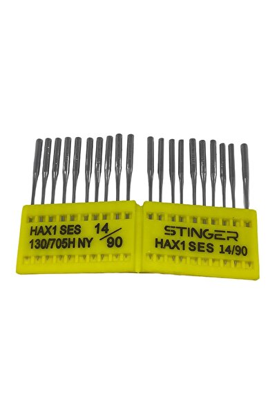Stinger 14/ 90  numara 20 Adet  Singer Zetina Bernina Janome Uyumlu  Ev Tipi ...