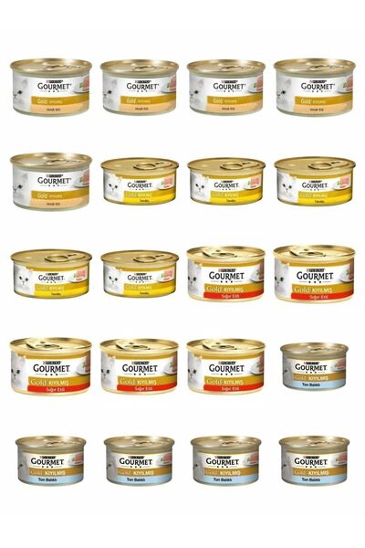 Gourmet Purina Pro Plan Gourmet Gold Kıyılmış Karışık Konserve Kedi Maması 24...
