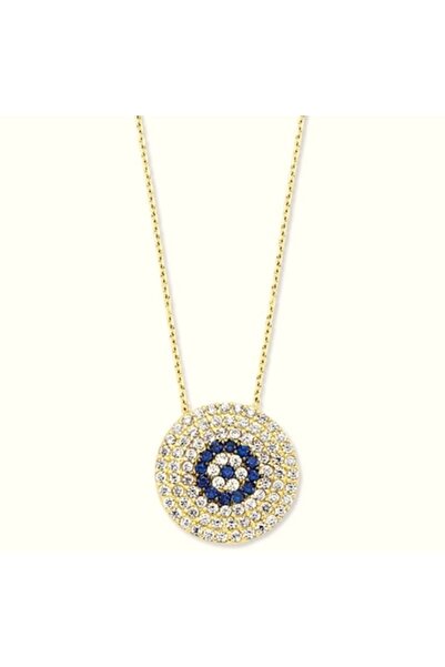 DESİNGSHOP Nazar Boncuklu Taşlı Harem Kolye