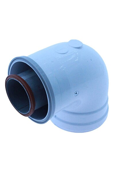 Universal 90 Derece Hermetik Kombi Baca Dirseği Şofben Baca Dirseği