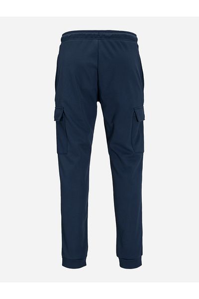 Jack & Jones Solid Cargo Joggers with Rib Hem