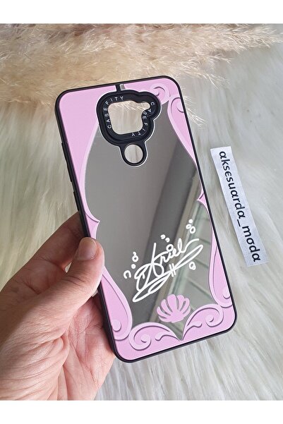 Aksesuarda Moda XİAOMİ REDMİ NOTE 9 UYUMLU AYNALI DESENLİ KILIF