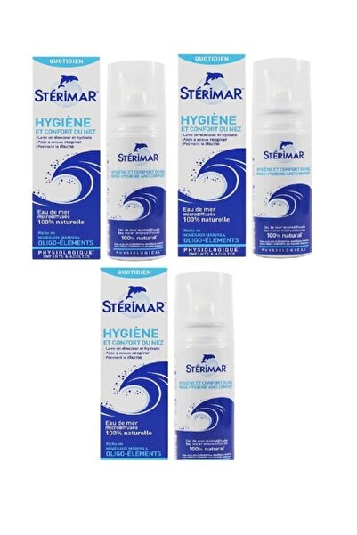 Sterimar Deniz Suyu Burun Spreyi 100 Ml-3 Adet-skt:02/2023