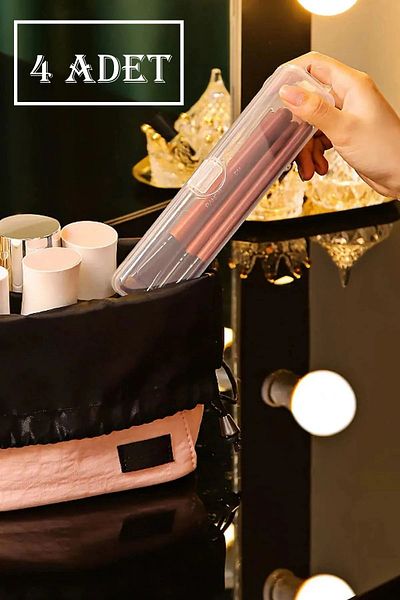 Bayev Eva Mia 4 Pieces Makeup Organizer - Μολυβοθήκη και κουτί πινέλου μακιγιάζ