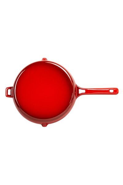 Sürel Kırmızı Bombe Izgara Demir Döküm Tava 26 Cm