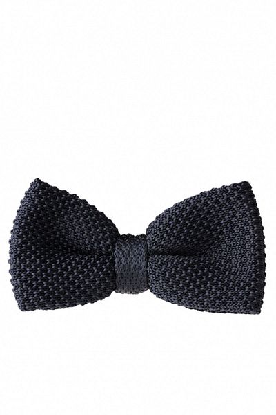 La Pescara Black Knitted Bow Tie Knitted 12