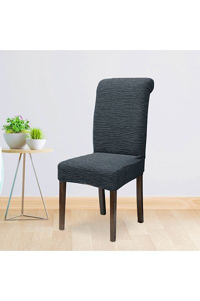 Faiend Stretch Elastic Lycra Εύκαμπτο κάλυμμα καρέκλας Κάλυμμα καρέκλας Jacquard απλό σχέδιο (μονό)
