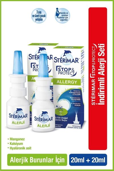 Sterimar Stop&protect Alerji Burun Spreyi 20ml X 2