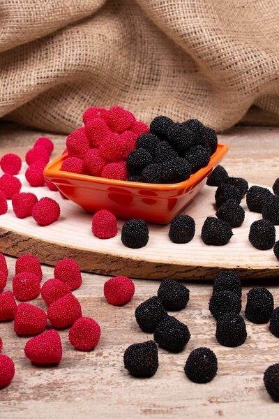 Kurtuluş Kuruyemiş Böğürtlenli Jöleli Lokum 350gr.