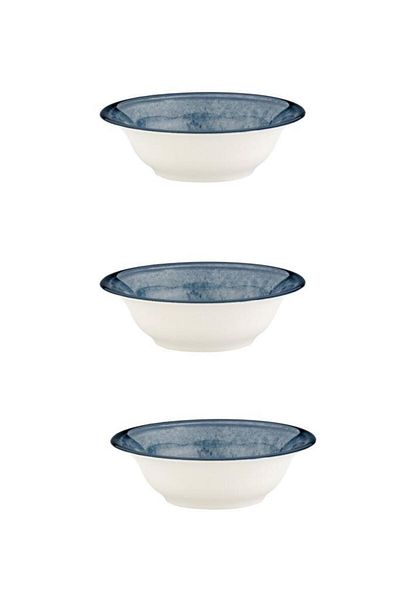 Kütahya Porselen Set of 3 Soup and Salad Bowls for 16 cm