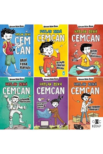 Timaş Çocuk Patlak Zeka Cemcan 6 Kitap Set Birsen Ekim Özen