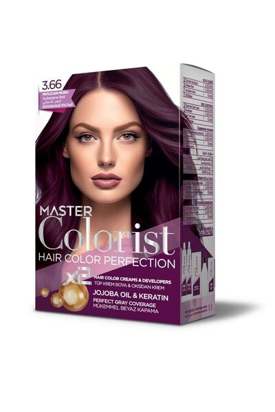 Master colorist 3.66 Patlıcan Moru Set Boya