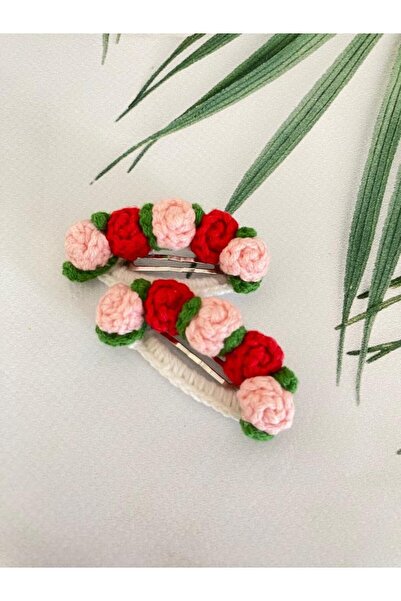 Kadın Girişimciler Atölyesi Ръчно изработен комплект от 2 розови пъпки от орг...