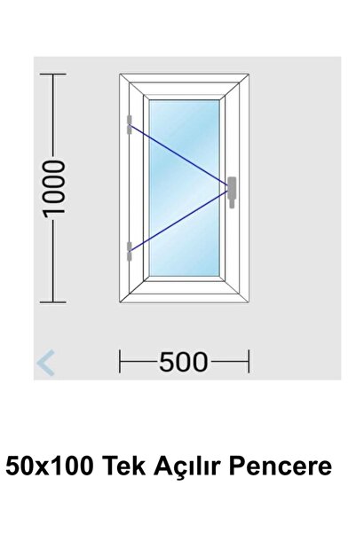 PVC Pencere 50&100 Camsız