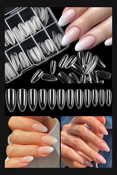 Diloshtrend Design 100’lü Yeni Nesil Jel Destekli Badem Tırnak Seti