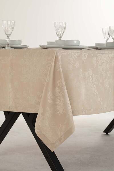 LUFA HOME NAİF JAKARLI MASA ÖRTÜSÜ