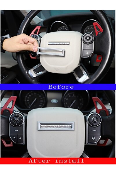 idealaksesuar Land Rover Range Rover Discovery Taşlı Direksiyon Logosu İthal ...