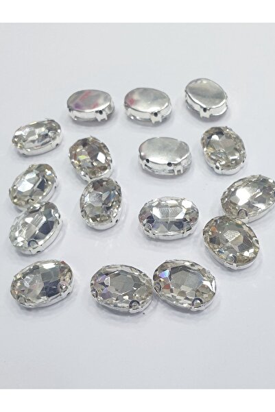 CRYSTALSHOP 13*18mm ovalni kamen u kućištu - 50 kom