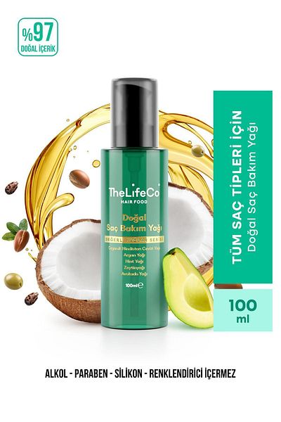TheLifeCo Hairfood Precious Oils - Natural Hair Care 100 Ml