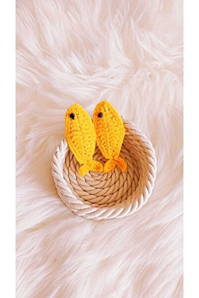 Kadın Girişimciler Atölyesi Model de pește tricotat 100% bumbac, lucrat manua...