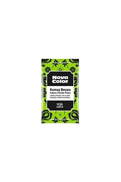 Nova Color Fabric Textile Toz Teksil Kumaş Boyası Yeşil Renk Kıyafet Elbise Ç...