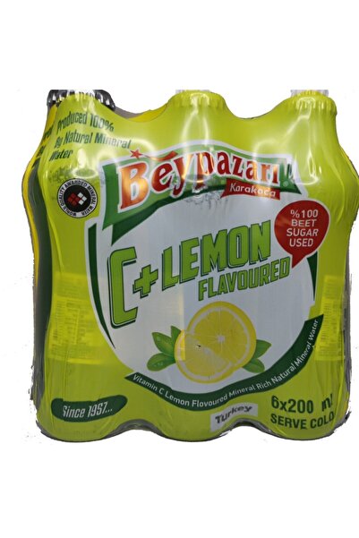Beypazarı Doğal C Vitaminli Limon Aromalı Madensuyu 200ml 24lü Paket