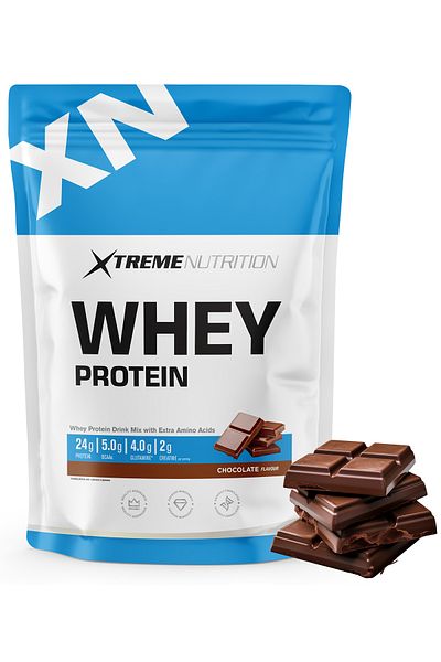 Xtreme Nutrition 512 g Chocolate Flavor Whey Protein Powder - 16 Serve Includes Bcaa+Glutamin+Creatine