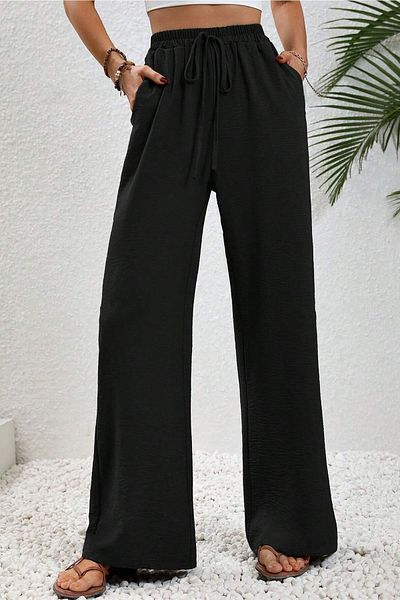 uyguntarz Γυναικείο Παντελόνι Palazzo Oversize Cut Lycra