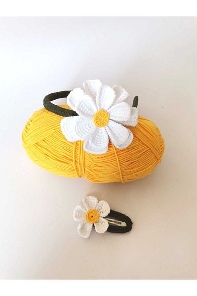 Kadın Girişimciler Atölyesi Accesoriu pentru păr cu coroană margaretă și cataramă