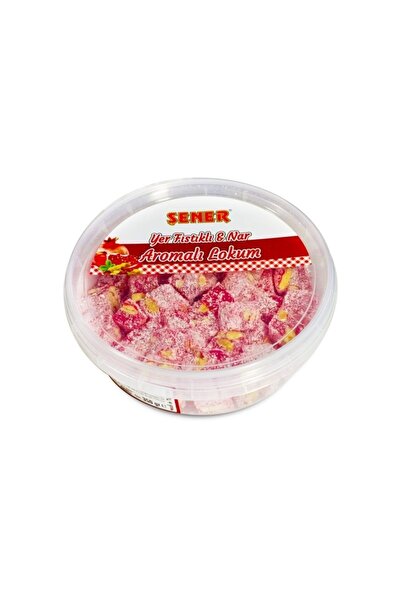 Şener Glikozsuz Lokum 350 Gr Yer Fıstıklı Nar Aromalı Lokum Pvc