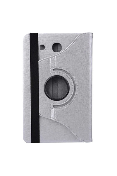 Smart Tech Samsung Galaxy Tab T560 T562 T565 9,6 Inç Döner Standlı Tablet Kılıfı Gümüş
