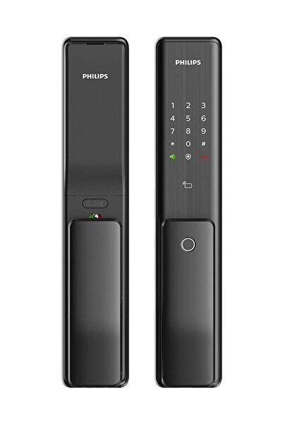 Philips Akıllı Kapı Kilidi Alpha-5hb , Parmak Izi, Anahtarlı, Kartlı