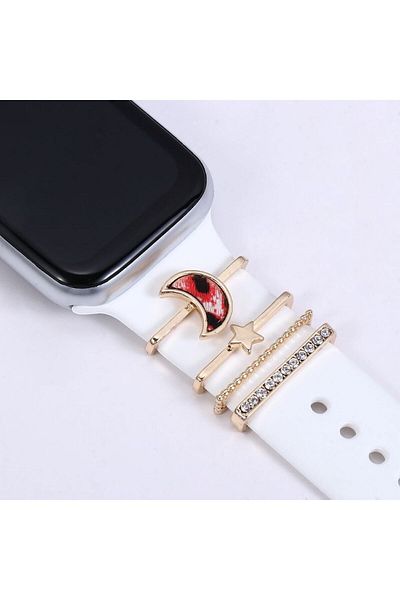 PSGT Moon Fancy Apple Watch Compatible Charm Smart Watch Band Ornament