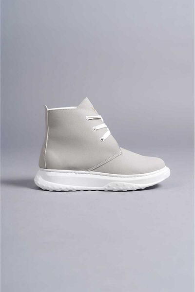 BZ Moda B204 - Ανδρικές μπότες casual με ορθοπεδική σόλα και ανθεκτικές στο νερό και το κρύο BT Grey