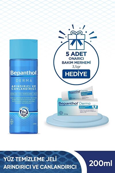Bepanthol Arındırıcı&canlandırıcı Yüz Temizleme Jeli 200 ml 5 Adet Onarıcı Ba...