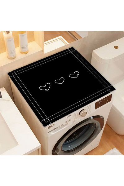 Getcarpet Πλυντήριο ρούχων - Στέγνωμα, Προστασία καλύμματος, Μαξιλαράκι, Αδιάβροχο Ματ, Αντιολισθητικό Πλέσιμο