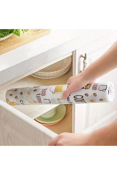 MG HOME 5 Rolls * 10 Meters x 45 cm - Attention Total 10 Meters PatterneD Cover Shelf Organizer