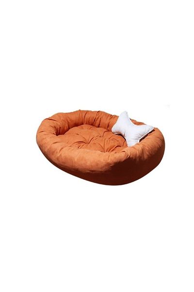 Patili Evler Orange Large Size Dog Bed - 70x90 Cm - Indoor - Large -