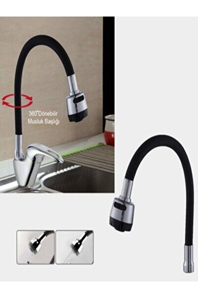 EraycanYapıMarket Renkli Oynar Başlıklı Tasarruflu Silikon Musluk Başlığı Kubar