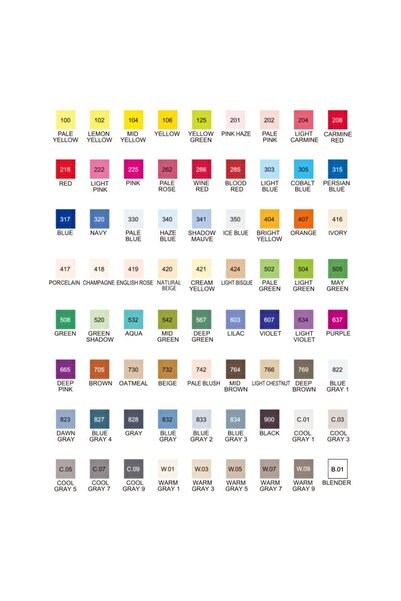 Zig Kurecolor Twin Ws Marker 72'li Set N:72v