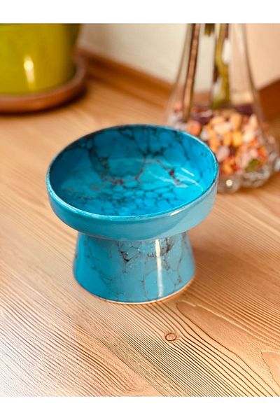 ALFO High Ceramic Inclined Food Bowl