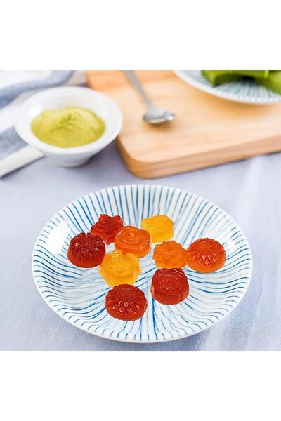 Gold Cake Silikon Gül Desenli Çikolata Kurabiye Kalıbı Goldcakes