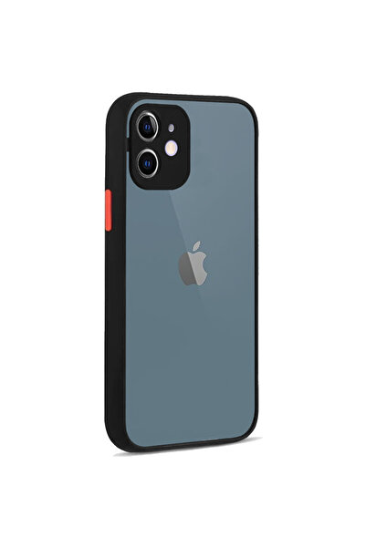 Smart Tech Apple Iphone 12 Montreal Arkası Şeffaf Sert Silikon Kılıf