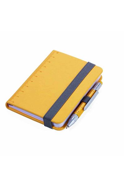 Troika Yellow Note Holder A7+ Ballpoint Pen