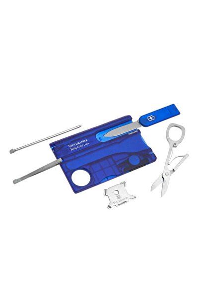 Victorinox Swisscard Lite Şeffaf Mavi 0.7322.t2