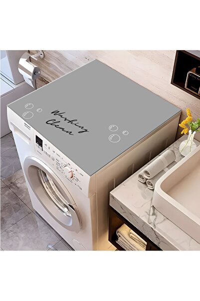 Getcarpet Çamaşır Makinesi Kurutma Makinesi Örtüsü Koruma Pedi Matı Kaymaz Yıkanabilir