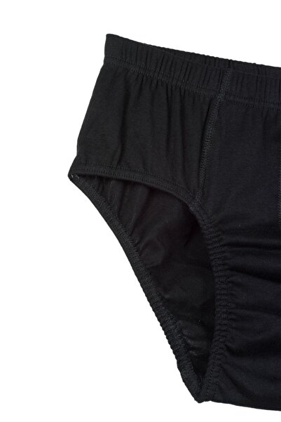 BSM Високоякісні чоловічі труси з 5-ма ребрами - чорні бавовняні, м'які, дихаючі