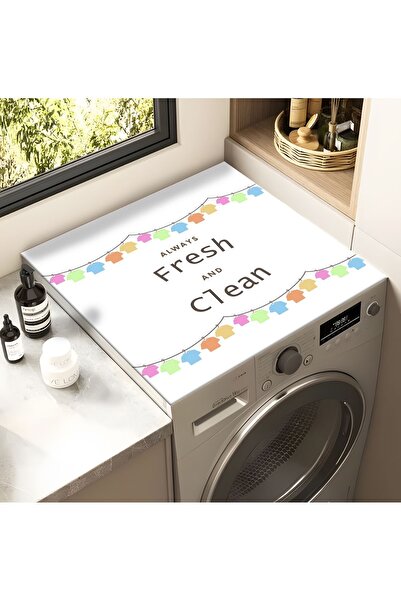 Getcarpet Washing Machine Dryer Cover Protection Pad Liquid Proof Mat Non-Sli...